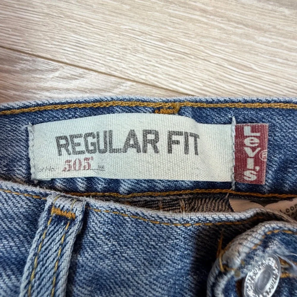 Levi's Mens 505 4891 Vintage Y2K Straight Leg Heavy Jeans 005054891‎ 32x32